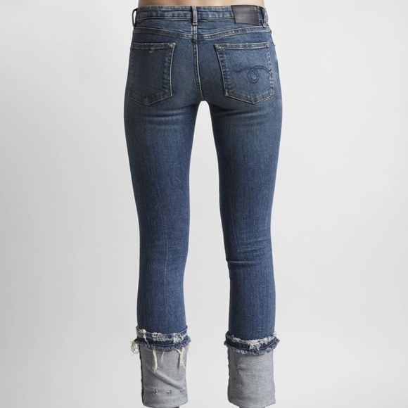 R13 Kate Cuffed Skinny Jeans - Picture 9 of 9